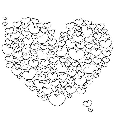 Big collection of heart coloring pages. 35 Free Printable Heart Coloring Pages