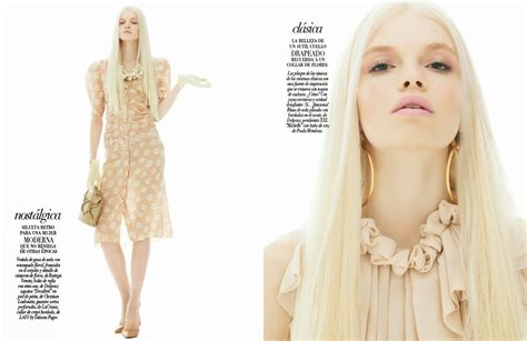 Rose Tinted Illustration Romantic Blush Fashion Spread Vogue Mexico