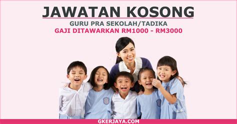 Tahun 2018, pengambilan guru tabika terus diadakan. Jawatan Kosong Guru Tabika Kemas 2017 / Jawatan kosong ini ...