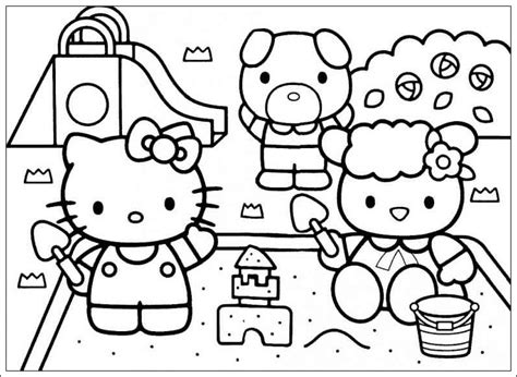 Free coloring pages of hallo kitty zum ausmalen. Ausmalbilder zum Ausdrucken: Ausmalbilder von Hello Kitty zum Ausdrucken