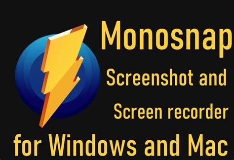 Monosnap Versatile Utility For Screenshot And Screen Recording