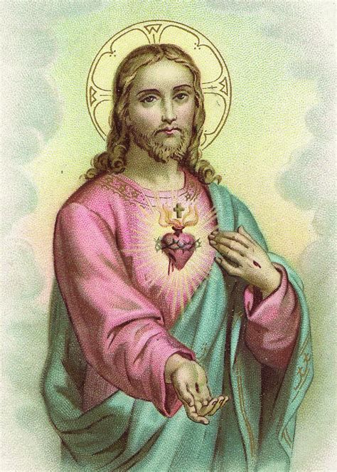 Sweet Heart Of Jesus Be My Love Print 5x7 Heart Of Jesus Sacred