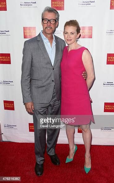 Actor Alan Ruck And Wife Actress Mireille Enos Attend The Actors