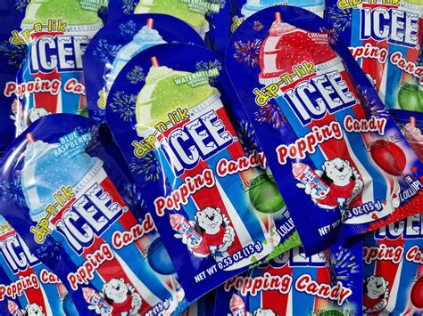 Icee Popping Candy With Lollipop 28g Sweet Fairies