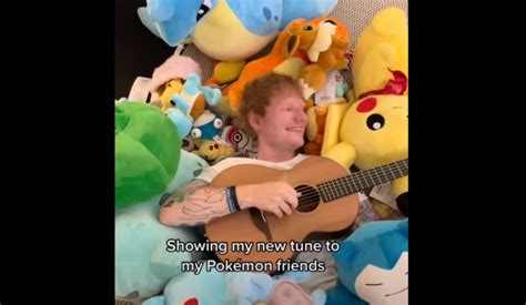 Todos tenemos que atraparlos Ed Sheeran anuncia nueva canción en