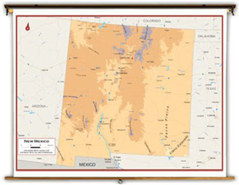 State map of new mexico. New Mexico State Maps - Academia Maps