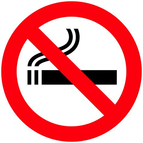 Red No Smoking Warning Sign Png Clipart Images And Photos Finder