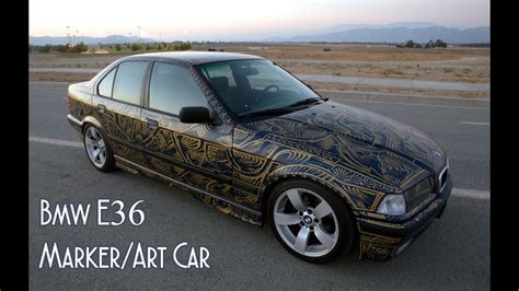 Bmw E36 Marker Art Car Youtube