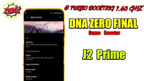 Now flash with this rom your handset will alive normal. DNA ZERO FINAL [ PORT J2 PRIME 100% STABLE | J5 2017 Base ...