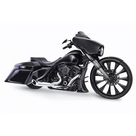 Add some horsepower & looks to your harley with the stealth harley davidson 2 into 1 exhaust system. 2 Into 1 Turn-Out Exhaust Systems | 2016 Harley Davidson ...