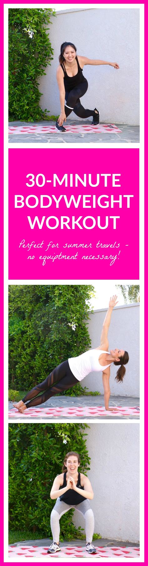 30 Minute Bodyweight Workout Whitney E Rd