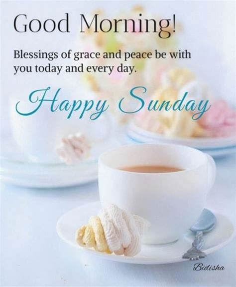 10 Beautiful Good Morning And Happy Sunday Greetings With Images Good