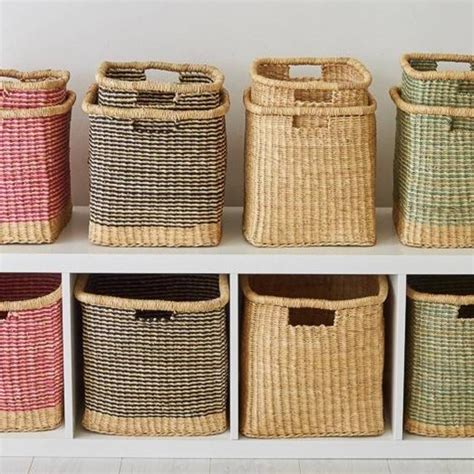 Woven Storage Baskets For Shelves 31