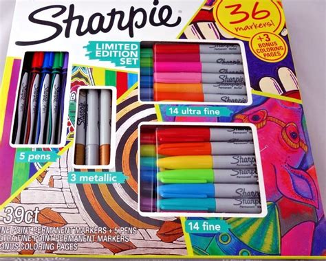 39 Limited Edition Sharpie Coloring Pages Id