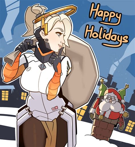 splashbrush mercy overwatch santaclad torbjorn torbjorn overwatch overwatch overwatch 1