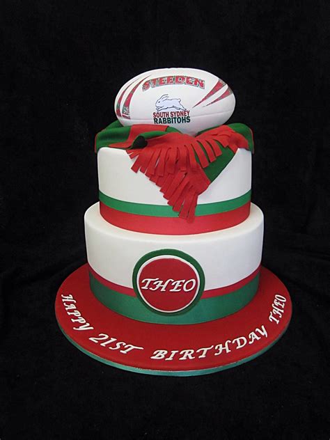 Rabbitohs Cake Carries Creative Cakes Flickr