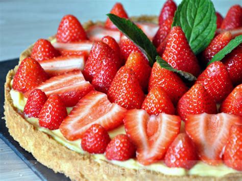 Haut imagen tarte aux fraises crème pâtissière marmiton fr thptnganamst edu vn