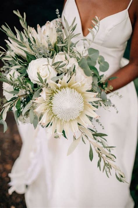 Top selected products and reviews. Wedding Flower Trends 2019: 20 Protea Wedding Bouquets ...
