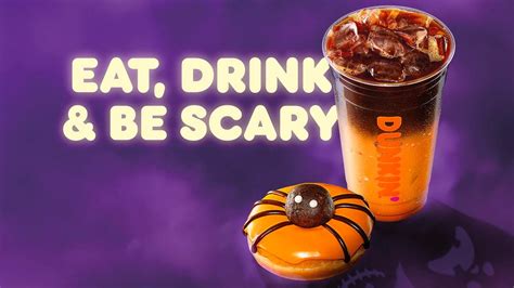 Heres Whats On The Limited Time Dunkin Donuts Halloween Menu The
