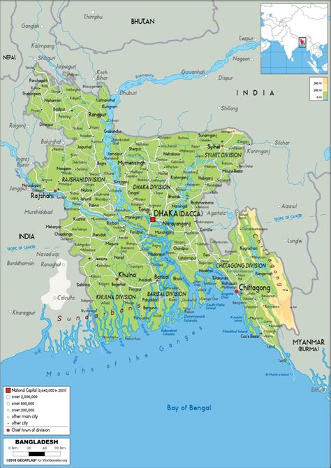 Bangladesh Political Map Political Map Of Bangladesh Artofit