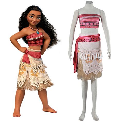 Princess Moana Swimsuit Cosplay Costume For Girls Swimming Jumpsuits