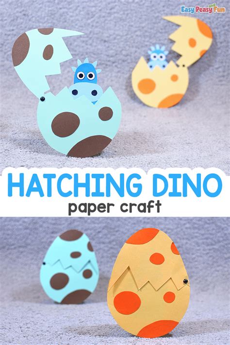 Hatching Dinosaur Paper Craft En Vik News