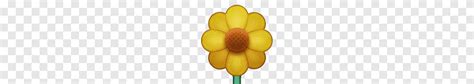 Emojis Yellow Flower Png Pngegg