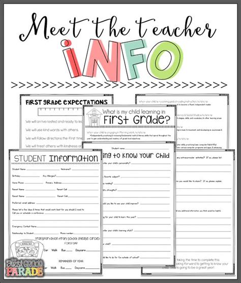 Meet The Teacher Tips And Ideas Cara Carroll Meet The Teacher