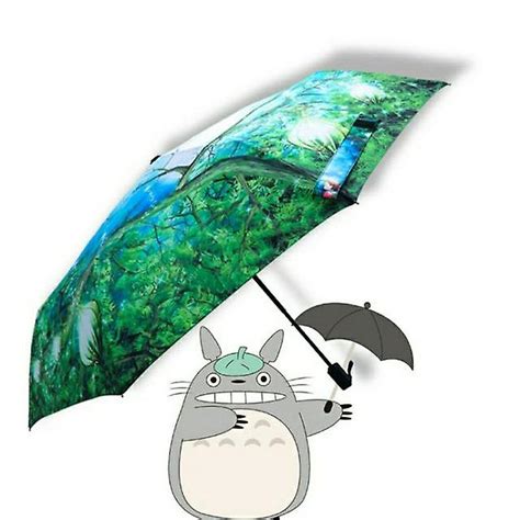 Ghibli Totoro Umbrella Sun Rain Umbrella Anime My Neighbor Totoro Cute