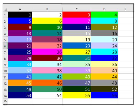 Color Index Vba