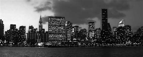 Black And White New York City Skyline A Photo On Flickriver