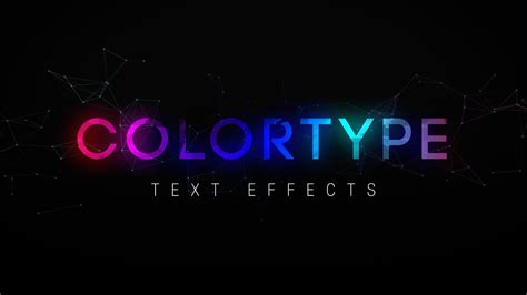 Free ae after effects templates… free graphic graphicriver.psd.ai. ColorType Text Effects - After Effects Template - YouTube
