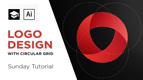 How To Design A Logo With Circular Grid Adobe Illustrator Tutorial