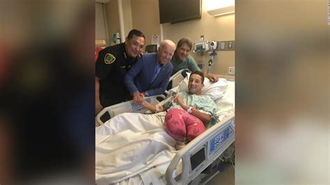 Then Candidate Joe Biden Made A Secret Hospital Visit To Meet A Wounded