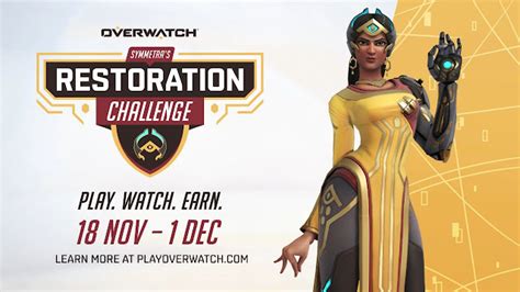 Overwatch Symmetra Restoration Challenge Earn Epic Marammat Skin