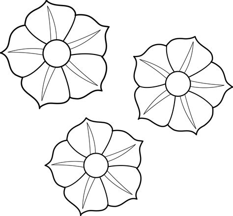 This is a subreddit for artists who particularly enjoy drawing and/or are interested in sharing their techniques as well as other's. Colorable Petunia Flowers - Free Clip Art