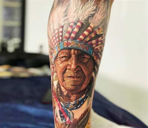 Native American Tattoo By Yeyo Tattoos Photo 25945
