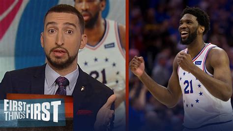 Joel Embiid Dominates In Sixers Gm 3 Win Over Raptors Nick And Cris React Nba First Things