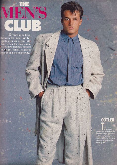 Cotler 1985 80s Fashion Men 1980s Mens Fashion 1980s Fashion Trends