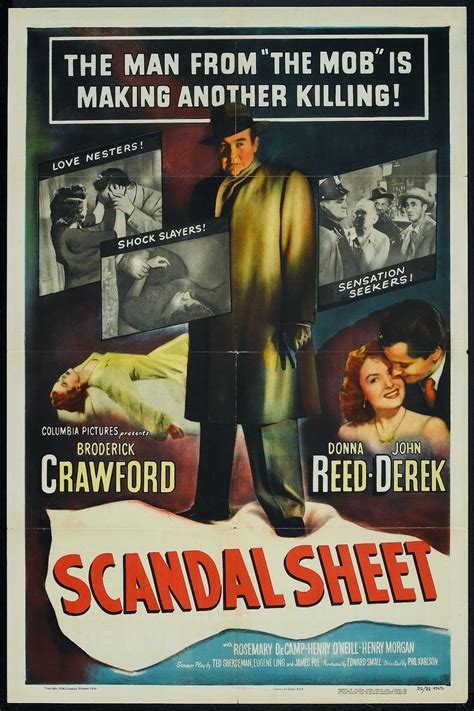 My Review Of ‘scandal Sheet 1952 Film Noir Scandal Film