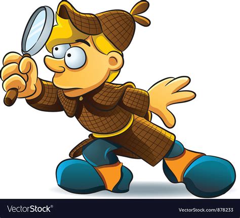 Detective Investigate Royalty Free Vector Image