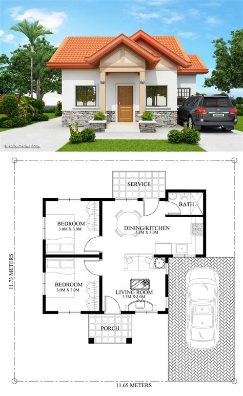 1749398567 2 Bedroom Bungalow House Plans Meaningcentered