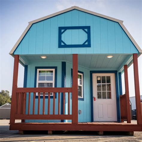 12x24 Deluxe Lofted Barn Cabin Tiny Home In 2021 Lofted Barn Cabin