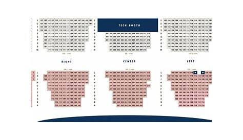 Seating Charts - Kean Stage