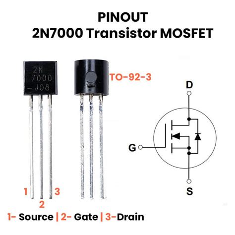 Guide To 2N7000 MOSFET Pinout Specs Equivalent 51 OFF