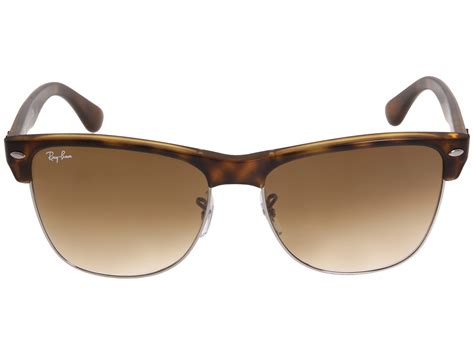 Ray Ban Rb4175 Oversized Clubmaster 57mm In Brown Demi Shiny Havana