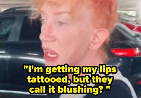 Kathy Griffin Tattooed Her Lips