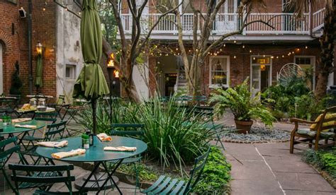 Café Amelie Courtyard Royal Street New Orleans Louisiana • Best