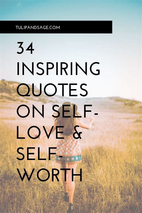 34 Quotes About Self Love And Self Worth Tulip And Sage Self Love
