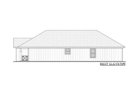 Plan HZ Narrow Lot Cottage Home Plan Cottage Homes Small